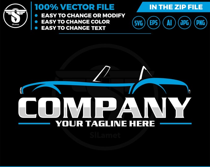 classic car logo, sport car logo, automotive logo, back car logo, car line art logo, racing car logo, dealer car logo, service car logo