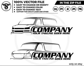 Delivery Van Logo SVG: Commercial Vehicle Graphics (digital