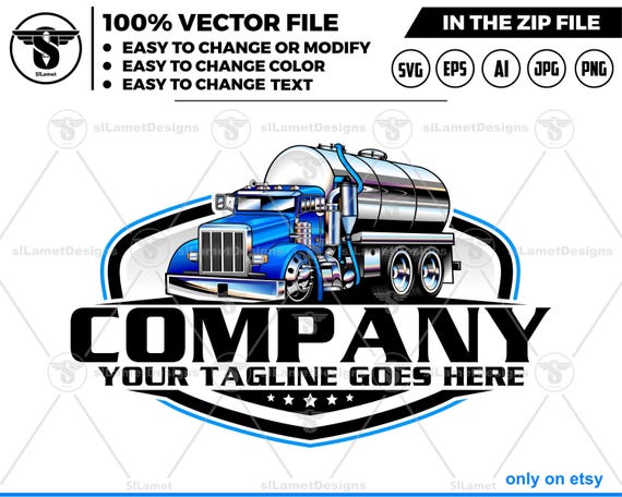 Tank Truck logo, Oil Truck logo, Truck Svg, Tank Truck svg, Tank Truck , water truck logo