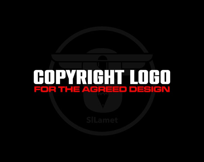 Copyright logo for the agreed design