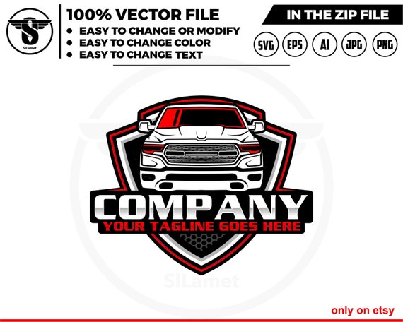 pickup logo - pickup truck svg - pickup truck Company Logo - pickup truck vector - ram pickup - Dodge RAM 1500 Limited