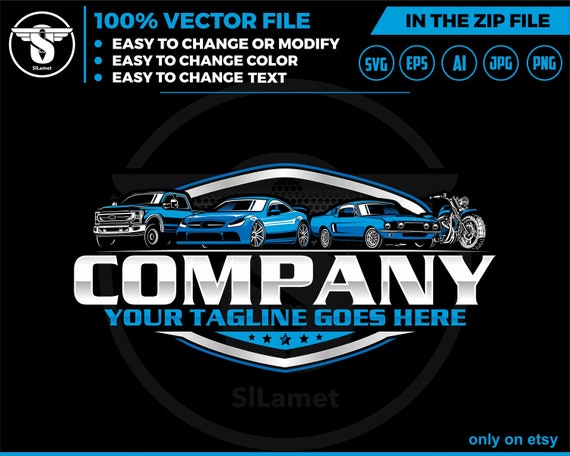 pickup truck, car,  boat logo, motorcycle,  rv logo , vehicle storage logo,  boat, Speedboat, automotive logo