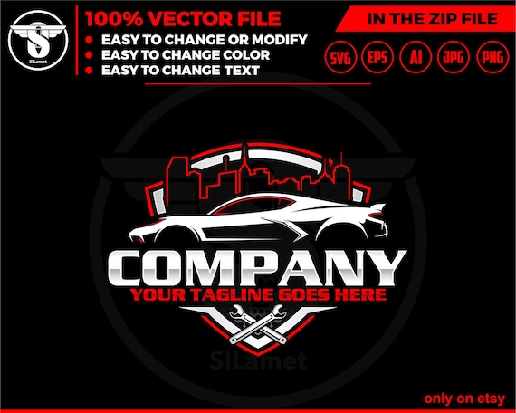 car repair logo template, car repair city logo , auto fix logo, auto repair logo, car service logo, gear car logo, automotive logo SVG FILE