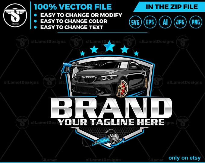 auto detailing car logo template, Car Detailing Services, car repair logo template, car repair svg , auto fix logo,  car wash logo svg