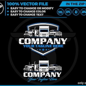 levering voertuigen logo, vrachtwagen logo SVG, levering vak vrachtwagen logo, levering logo, scheepvaart logo, Cargo levering, levering Van Truck Svg