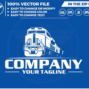 usa train logo template - passenger train logo - train logo