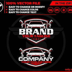 Automotive SVG: Car Painting Logo (Digital Download)