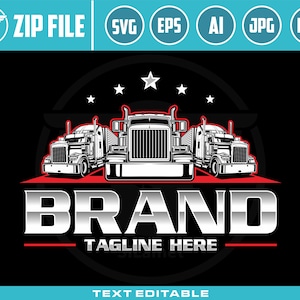 trucking svg, Trucking Company Logo, Moving Truck, Semi Truck, Trucking Brand, Truck Door Logo, Trucker Logo, trucking t-shirt, truck print