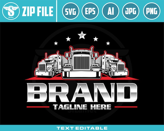 trucking svg, Trucking Company Logo, Moving Truck, Semi Truck, Trucking Brand, Truck Door Logo, Trucker Logo, trucking t-shirt, truck print