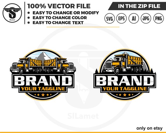 Dump Truck logo, Truck logo Svg, american dump truck logo, trucking logo, industry, heavy, machinery, industrial, equipment, construction
