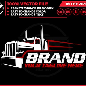 trucking svg, Trucking Company Logo, Moving Truck, Semi Truck, Trucking Brand, Truck Door Logo, Trucker Logo, trucking t-shirt, truck print