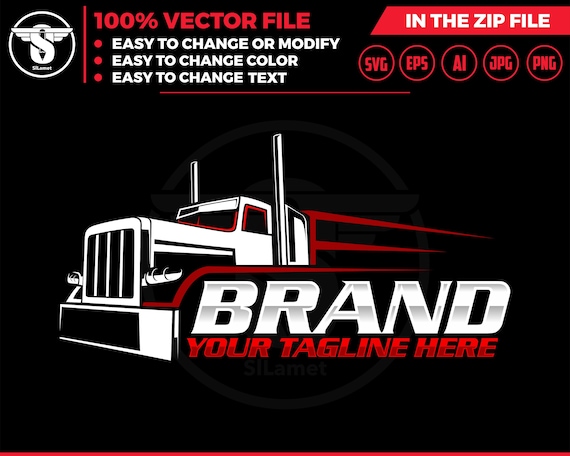 trucking svg, Trucking Company Logo, Moving Truck, Semi Truck, Trucking Brand, Truck Door Logo, Trucker Logo, trucking t-shirt, truck print