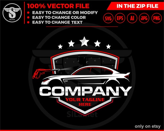 car wash logo svg, Car wash logo template designs, vehicle cleaning Logo, Car clipart, Car wash svg, automotive logo, svg file