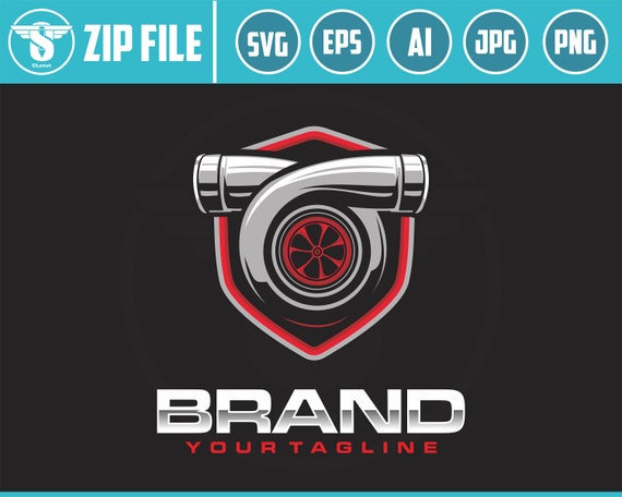 turbo logo SVG, turbo SVG, Turbo Power Svg, Turbo Charger Engine Car Svg, Turbo Charger Mechanic Engine Svg, Turbo Sticker Svg, Png, AI Dxf