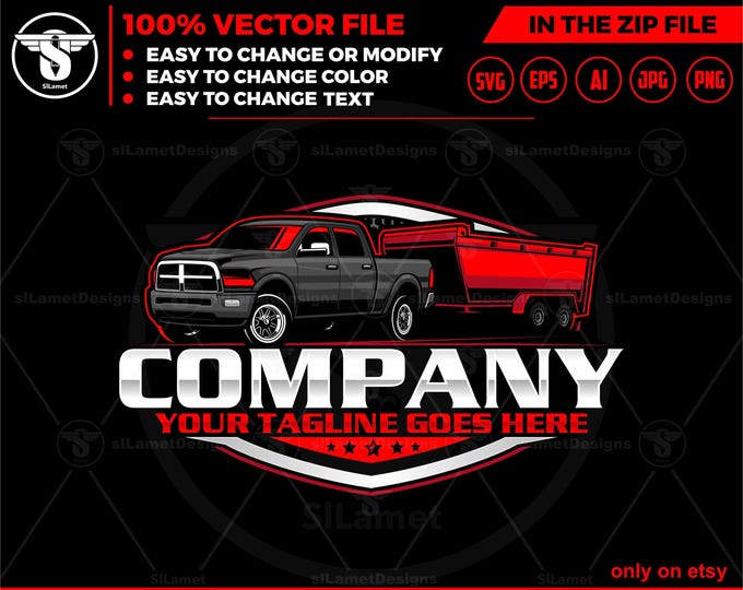 dodge pickup and dump trailer logo - pickup and dump trailer logo - dodge ram dump trailer