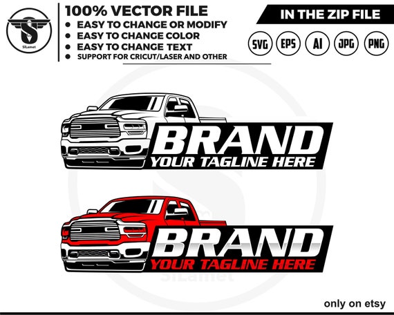 pickup logo - pickup truck svg - pickup truck Company Logo - pickup truck vector - ram pickup