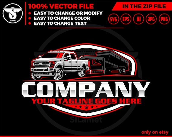 pickup dump trailer , dump trailer logo, pickup svg,trailer logo,trailer towing, logo,towing Company, Logo pickup ford, ford truck
