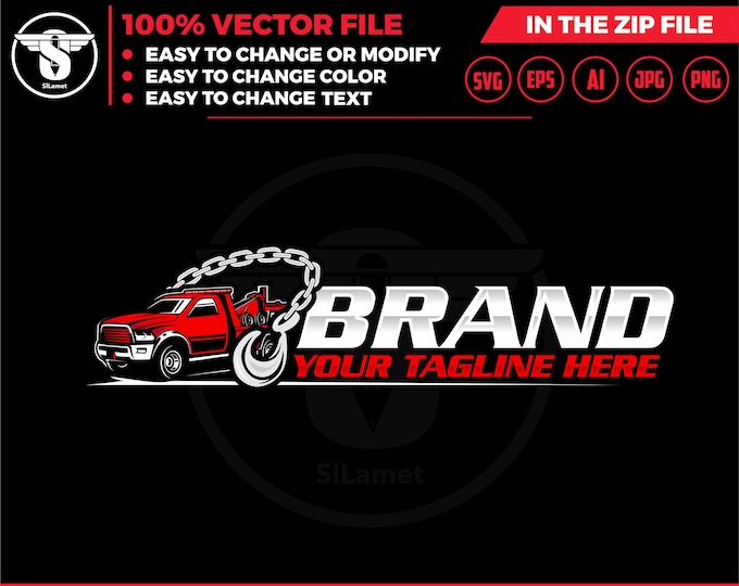 towing truck logo, towing logo template, towing chain svg, tow truck 18 wheeler, tow truck logo, towing service logo, tow car logo