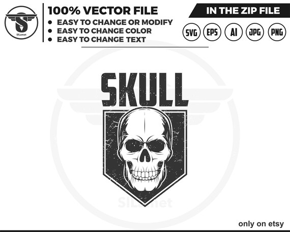 skull logo - skull svg - skull t-shirt