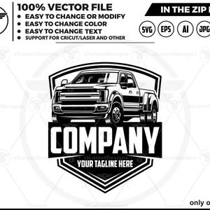 Ford Truck Logo SVG: Pickup Truck Clipart for Cricut