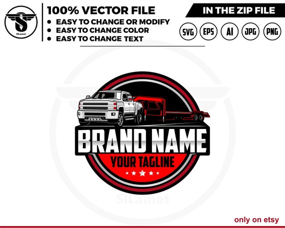 hotshot services logo - hotshot logo - pickup flatbed trailer logo - pickup and flatbed trailer logo, 2015 Chevrolet 3500HD Duramax dually