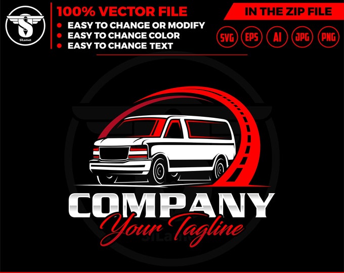 van car logo - delivery van logo , Delivery logo