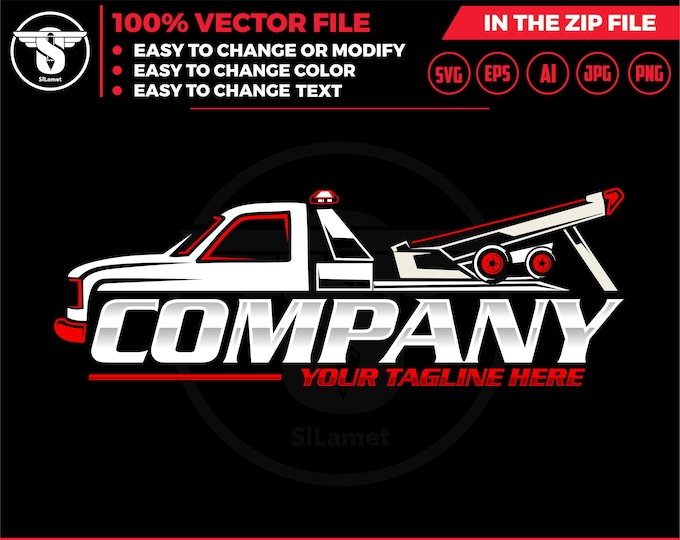 towing truck logo, towing logo template, towing chain svg, tow truck 18 wheeler, tow truck logo, towing service logo, tow car logo