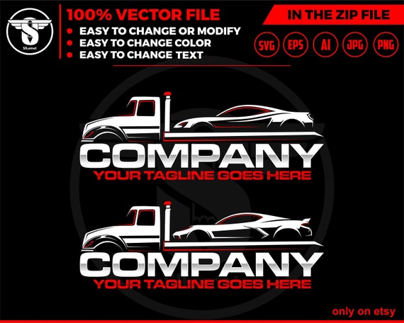 flatbed truck towing logo, towing logo template, towing chain svg, tow truck 18 wheeler, tow truck logo, towing service logo, tow car logo