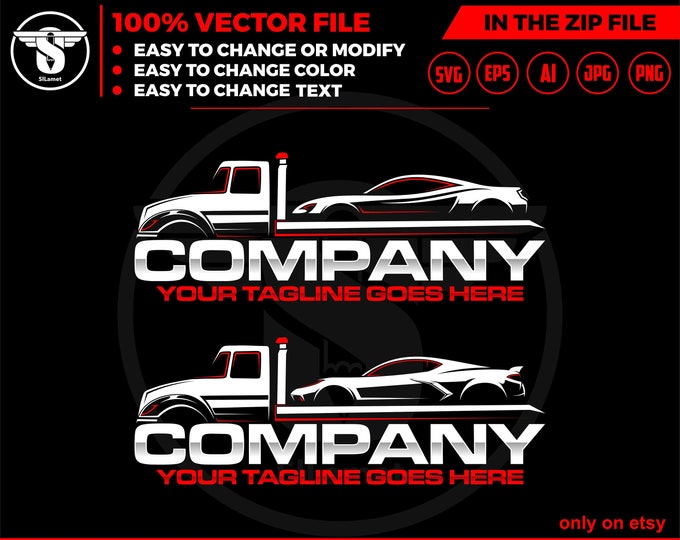flatbed truck towing logo, towing logo template, towing chain svg, tow truck 18 wheeler, tow truck logo, towing service logo, tow car logo
