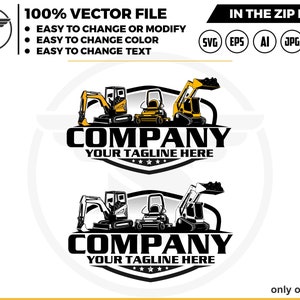 uitrusting voertuigen logo - schranklader - zero-turn maaiers - grasmaaier - minigraafmachine - zwaar materieel svg