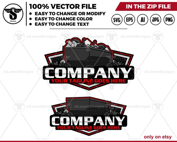 Dump Roll Off Bin logo - Dumpster Logo - Waste Removal Truck Design - Trash Container logo - Junk Hauling Service