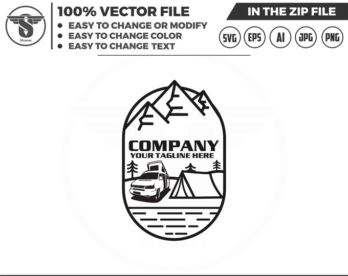 campervan travel logo
