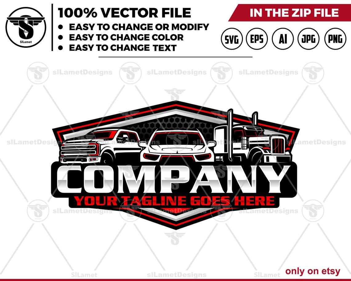 Truck and Car Logo Design, Vehicle Fleet Branding (digital Download) - Etsy