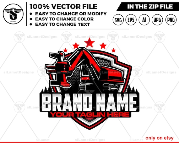 Timber Pro Machine logo -logging - equipment logging- logging equipment logo - heavy logging equipment logo