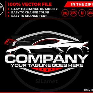 Car Detailing Logo Template: Auto Wash Design (Digital Download)