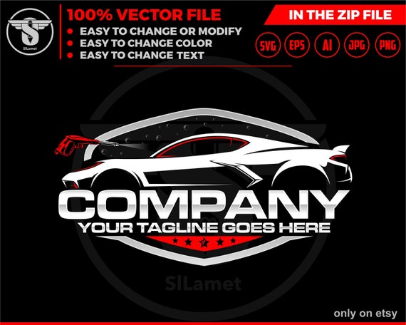 uxury cars wash - auto detailing - sport car detailing logo template - Car Detailing Services logo - car wash logo template