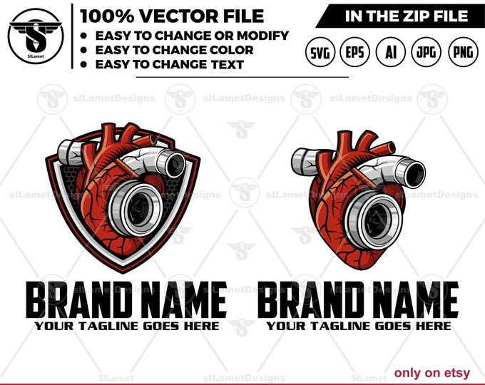 heart turbo logo, turbo logo, Turbo Power logo, turbo heart logo, Turbo Charger, Engine Car Svg, Turbo Mechanic Engine Svg, Turbo Sticker