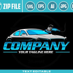 auto detailing car logo template - Car Detailing Services logo - car wash logo template