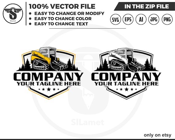 skid steer grapple logo, mini track grapple svg, Skid steer grapple svg, skid steer logo, skid steer svg, skid steer grapple tree
