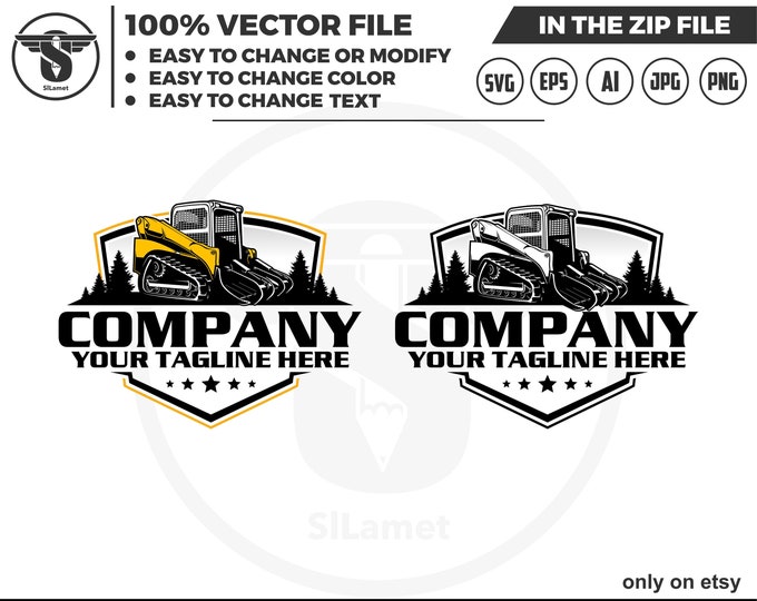 skid steer grapple logo, mini track grapple svg, Skid steer grapple svg, skid steer logo, skid steer svg, skid steer grapple tree
