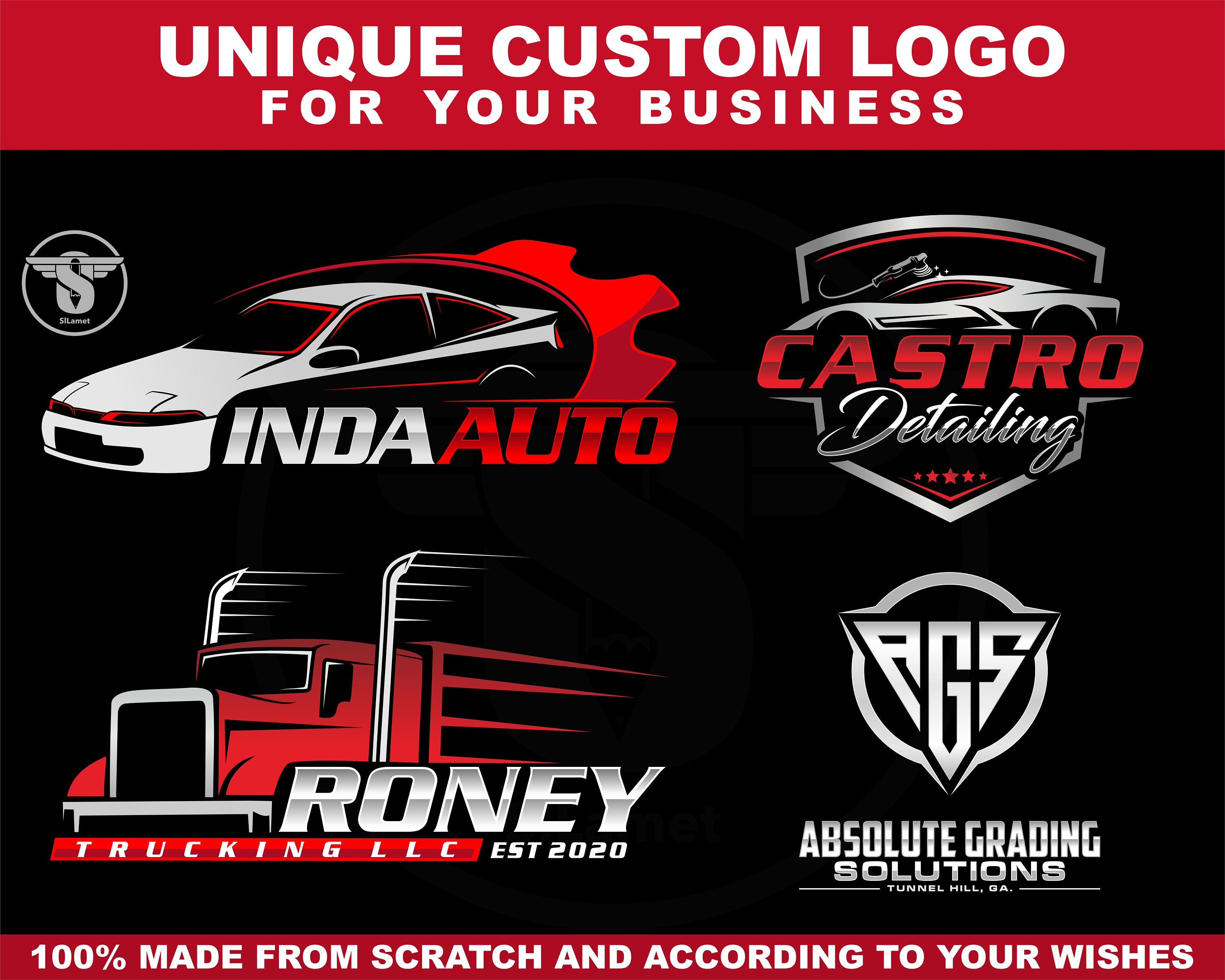 I Will Make a Unique Custom Logo Custom Logo Automotive - Etsy