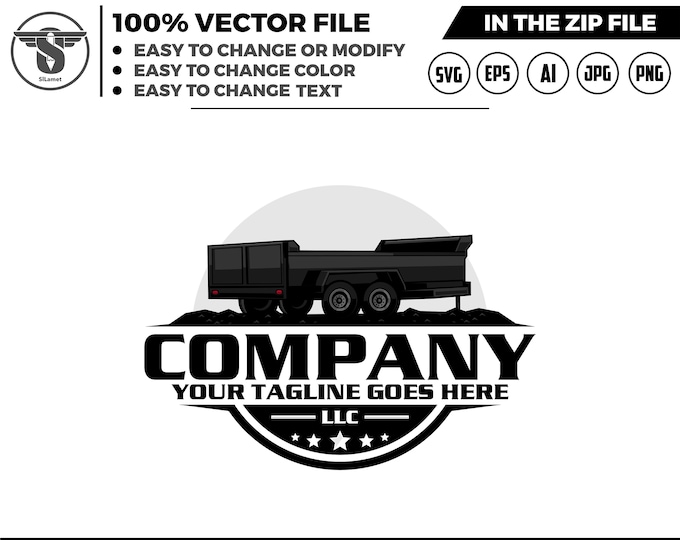 dump trailer logo