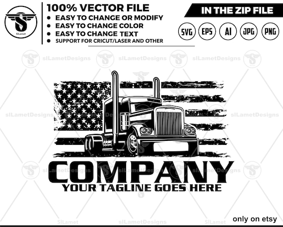 american trucking logo, Trucking Company Logo, Moving Truck, united states trucking logo, Semi Truck, Trucking Brand, Truck Door Logo