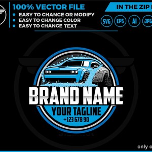 car detailing logo - sport car wash logo- Car Detailing Services logo - car wash logo template - car clean logo - auto detailing logo