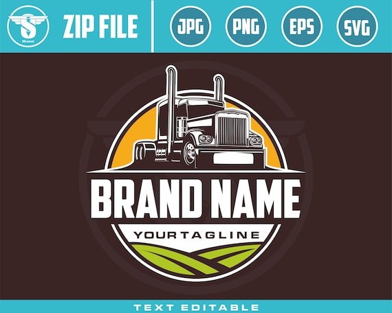 farm trucking, farm truck, trucking svg, Trucking Company Logo, Moving Truck, Semi Truck, Trucking Brand, Truck Door Logo, Trucker Logo,