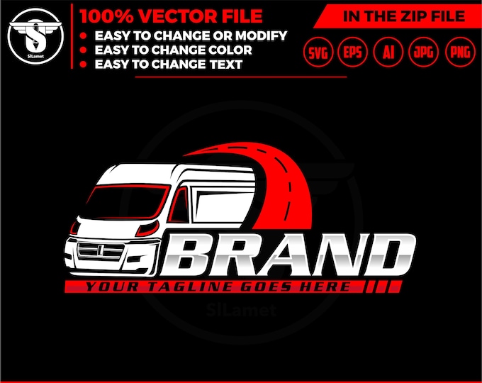 delivery van logo SVG, van car logo, Delivery logo, shipping logo, Cargo Delivery Van SVG, Moving Vehicle SVG, Delivery Van Truck Svg