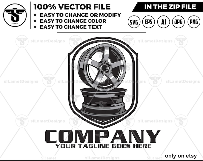 Tire service logo, automotive logo, Car Rim logo, Wheels logo, Tires svg, Car Wheel,Mechanic Logo, Fix Car Repair Service Garage, automobile