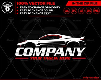 Car Repair Logo Template: Auto Fix SVG, Automotive Design (Digital Download)