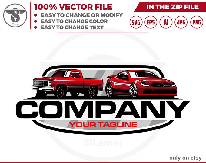 auto glass logo - automotive log - car logo - dealer car logo - car wash logo - auto detailing logo