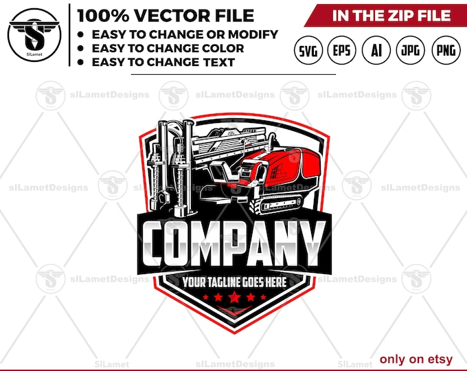 Vermeer Navigator logo - Vermeer Drills logo - Drilling Rig logo - Horizontal Directional Drilling Rig - ditch witch JT 30